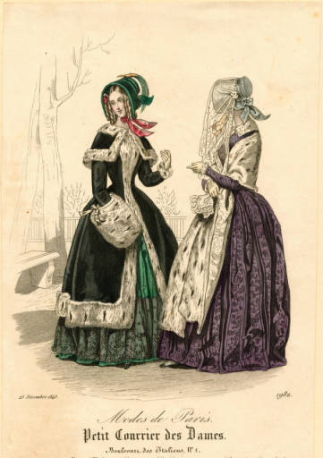 Petit Courrier des Dames 1843 winter